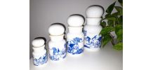 Pots opaline vintage