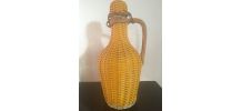 carafe vintage 1970 en scoubidou en TBE