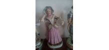 3 statuettes en faience