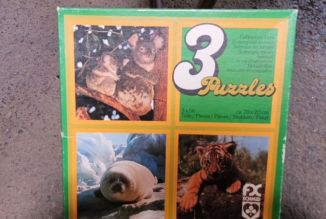 Puzzle 3 x56 pièces
