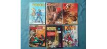 lot  de  6 comics , BD, vintage 