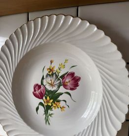 2 assiettes vintage de Luneville