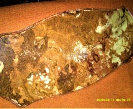 TABLE LOUIS XV BRONZE LAITON ONYX 1970