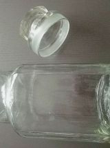 bocal  en verre, vintage