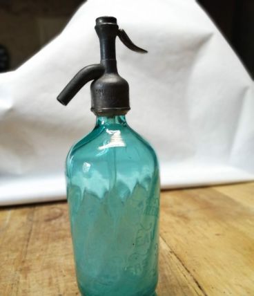 Siphon turquoise ancien