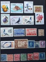 Album de timbres USA, Canada, Amérique du Sud, Cuba