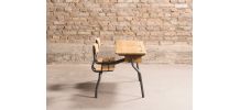 Bureau d'écolier double, circa 1960