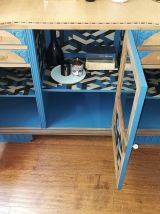 Buffet bleu année 40