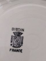 12 assiettes creuses Digoin et Sarreguemines 