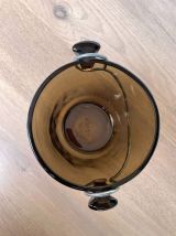 Seau à glace en verre fumé Lever