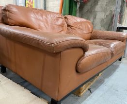 Canape Roche Bobois cuir marron