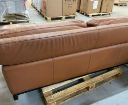 Canape Roche Bobois cuir marron