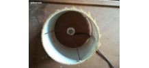 Ancien abat-jour en jute