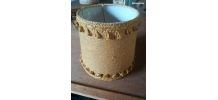 Ancien abat-jour en jute