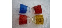 Lot 4 Verres à Liqueur Années 70/ 80