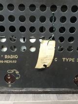 Radio ancienne, vintage, FORNETT, 1938