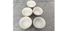 5 tasses à liqueur 