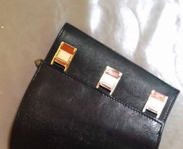 poignet cuir et cristal