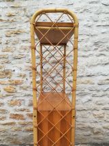 Etagère en bambou et rotin 