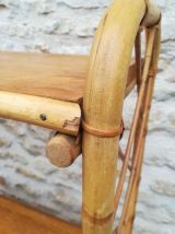 Etagère en bambou et rotin 