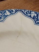 9 assiettes plates Gien 