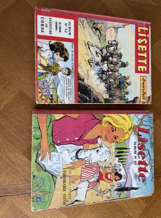 Lot de 2 albums LISETTE