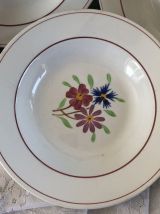 5 assiettes Ceranord St Amand