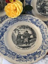 3 assiettes parlantes Choisy-le-Roi