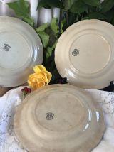 3 assiettes parlantes Choisy-le-Roi