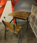 Vends bureau d'écolier enfant vintage