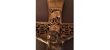 Crucifix du Christ en laiton