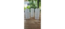 Trio de tulipes pour luminaire