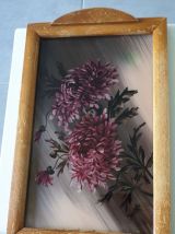 PLATEAU VERRE BOIS