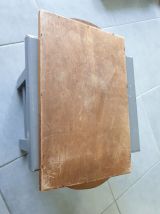 PLATEAU VERRE BOIS