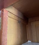 Armoire 3 portes années 1930 en hêtre et marqueterie