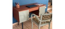 Bureau style scandinave et son fauteuil bridge