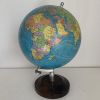 Grand globe vintage 1980 terrestre Taride bois - 38 cm
