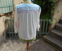 BLOUSE CORSAGE DEMARQUE T M OU 38-40 