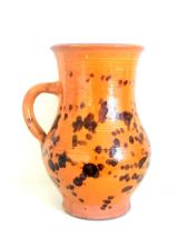 Carafe terre cuite tachetée, vers 1960 