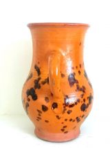  Carafe terre cuite tachetée, vers 1960 
