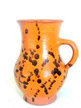  Carafe terre cuite tachetée, vers 1960 