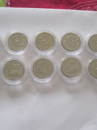 Lot De 10 Pièces De 10Francs 1986 JIMENEZ.sous protection 