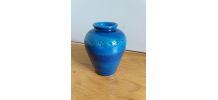  Vase bleu style Aldo Longi pour Bitossi 