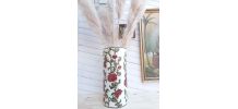 Porte parapluie/vase en céramique emmaillée
