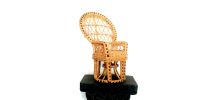 Fauteuil Emmanuelle en rotin miniature 
