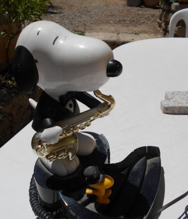 TELEPHONE SNOOPY PEANUTS SCHULTZ FONCTIONNE 