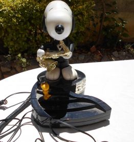 TELEPHONE SNOOPY PEANUTS SCHULTZ FONCTIONNE 