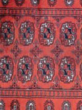 Tapis vintage Turkmène Tekke fait main, 1C821