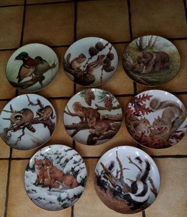 Assiette collection The forest year