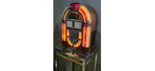 jukebox wurlitzer 38x27x25  cassette  1975  tres deco non te